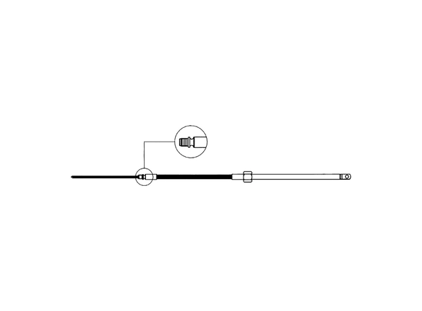 ULTRAFLEX Styrekabel M58 for Motorer < 50hk